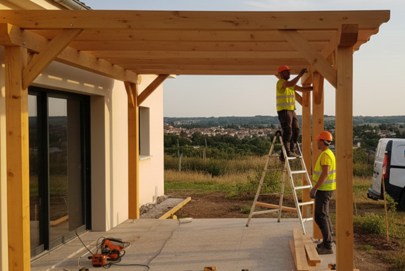 Spécialiste constructions bois extérieures : Pergolas, Carports et terrasses à Auzeville Tolosane
